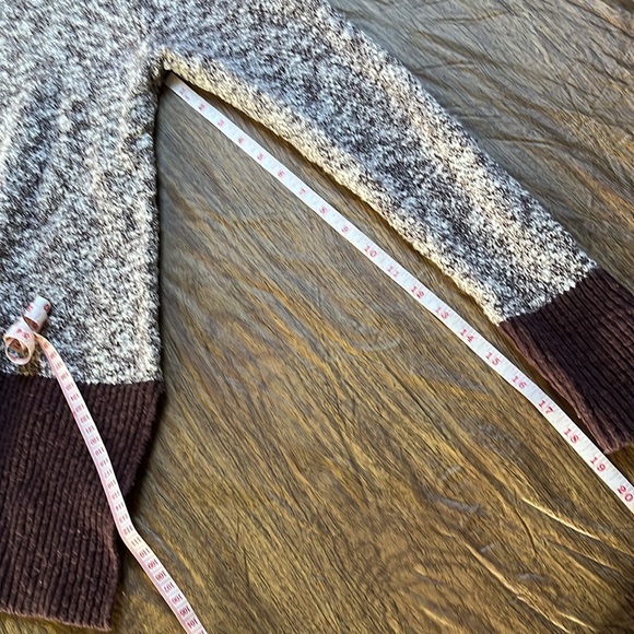 LL Bean Signature Linen Blend Crew Neck Sweater Purple Color Block Size L - Picture 15 of 15